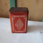 Blik Cafe brocante Frankrijk koffie origineel, Ophalen of Verzenden, Gebruikt, Koffie