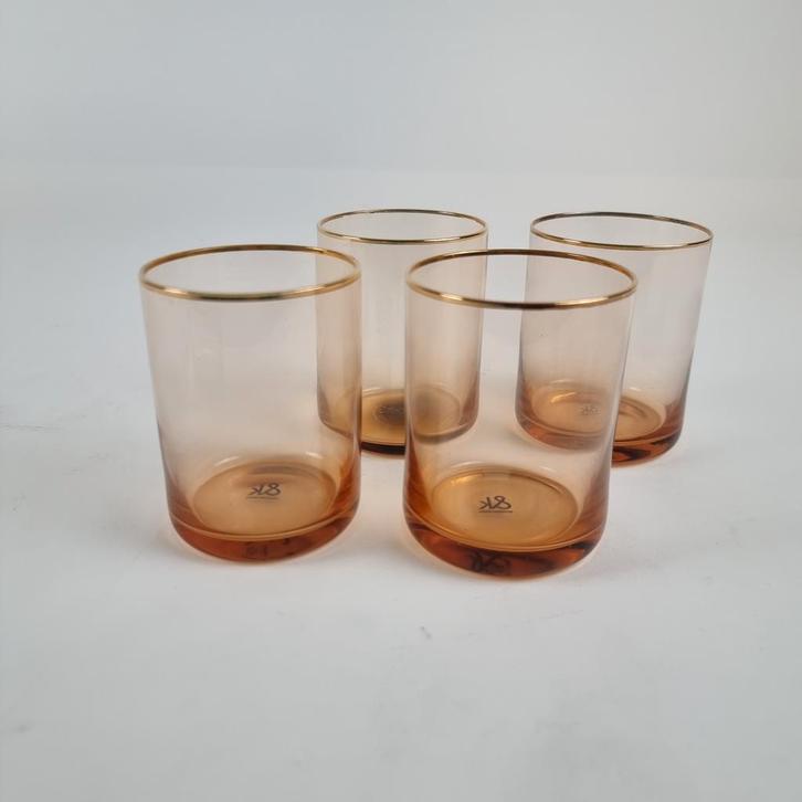 &Klevering waterglazen set (4 stuks), Huis en Inrichting, Keuken | Servies, Nieuw, Glas of Glazen, Overige stijlen, Glas, Ophalen