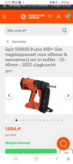 Spit pulsa 40p gas, Doe-het-zelf en Verbouw, Ophalen of Verzenden, Zo goed als nieuw, 600 watt of meer