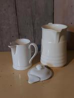 Antieke stroopkan en waterkan , regout, Ophalen of Verzenden