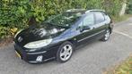 Peugeot 407 2.0 16V SW 2005 Zwart    CLIMA PANODAK, Voorwielaandrijving, 136 pk, 74 €/maand, Zwart