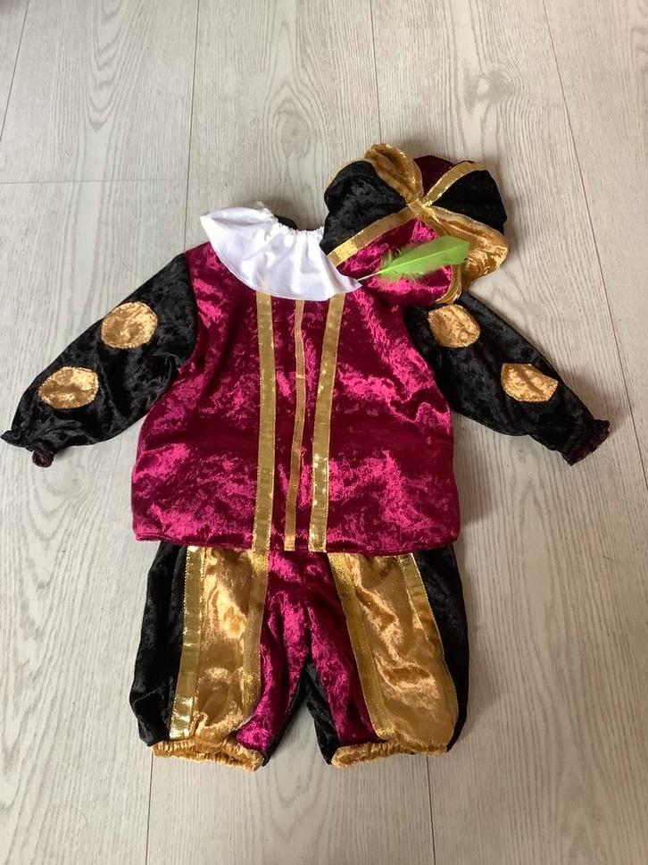 Pietenpak kind maat 98/104, Diversen, Sinterklaas, Nieuw, Ophalen of Verzenden