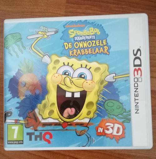 Nintendo DS 3d spel Spongebob, Spelcomputers en Games, Games | Nintendo 2DS en 3DS, Zo goed als nieuw, Avontuur en Actie, 1 speler