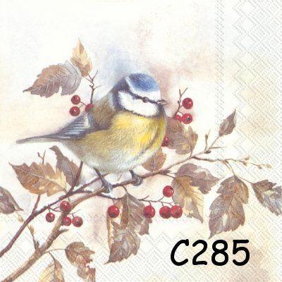 Servetten decoupage/bullet journal – pimpelmees C285, Hobby en Vrije tijd, Knutselen, Nieuw, Materiaal, Verzenden