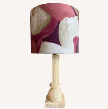 Vintage Albasten lampvoet beschikbaar voor biedingen