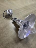 Hanglamp retro look metaal, Ophalen, Gebruikt, 50 tot 75 cm, Glas