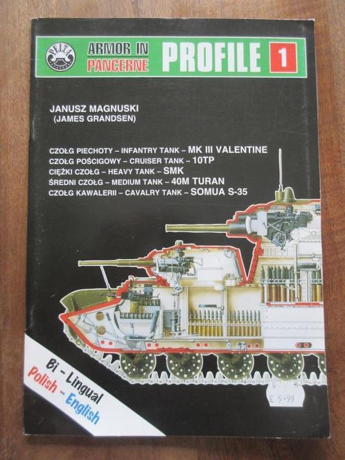 Armor MK III Valentine 10TP Heavy Tank SMK Turan Somua, Boeken, Oorlog en Militair, Gelezen, Ophalen of Verzenden