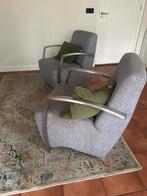 2 Zo Goed Als Nieuwe Fauteuils - Industrieel/Landelijk, Ophalen, Minder dan 75 cm, Zo goed als nieuw, Metaal