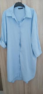 Nieuwe licht blauwe linnen doorknoop jurk mt xl, Kleding | Dames, Jurken, Blauw, Maat 46/48 (XL) of groter, Nieuw, Ophalen of Verzenden