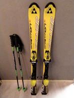 Fischer Skies 120cm & Stokken 90cm, 100 tot 140 cm, Ophalen of Verzenden, Carve, Skiën