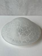 Vintage plafondlamp Mushroom retro design plafonniere 1980s, Ophalen of Verzenden, Gebruikt, Glas, Vintage