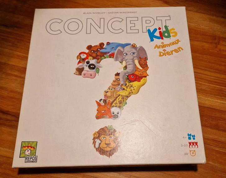 Concept kids bordspel, Hobby en Vrije tijd, Gezelschapsspellen | Bordspellen, Zo goed als nieuw, Een of twee spelers, Drie of vier spelers