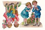 Poëzie plaatjes origineel géén herdruk rond 1900.   code 8, Verzenden