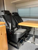 2 persoons bankje 3p gordels isofix half leer zelfbouwcamper, Ophalen of Verzenden, Zo goed als nieuw