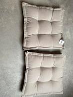 2 Nieuwe Matraskussens - Comfortabel en Stijlvol, Huis en Inrichting, Woonaccessoires | Kussens, Ophalen, Nieuw, Beige, Vierkant