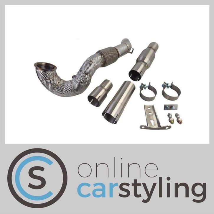 Downpipe RVS Audi A3 8V 1.8TFSI / 2.0TFSI, Auto-onderdelen, Uitlaatsystemen, Audi, Nieuw, Ophalen of Verzenden