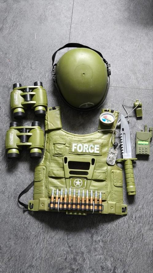 Army Forces Tactical Vest Speelset - Verkleedkleding, Kinderen en Baby's, Speelgoed | Actiefiguren, Zo goed als nieuw, Ophalen of Verzenden