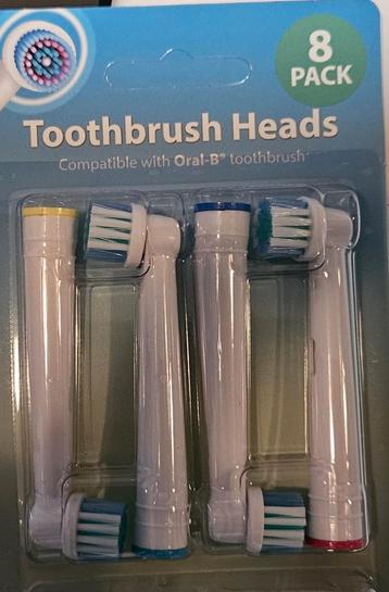 4 opzetborstels voor Oral B. Nieuw in verpakking. beschikbaar voor biedingen