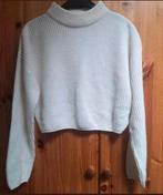 ✅️ H&M/Divided Gebreide Cropped trui Maat M, Maat 38/40 (M), Wit, Ophalen of Verzenden, Zo goed als nieuw
