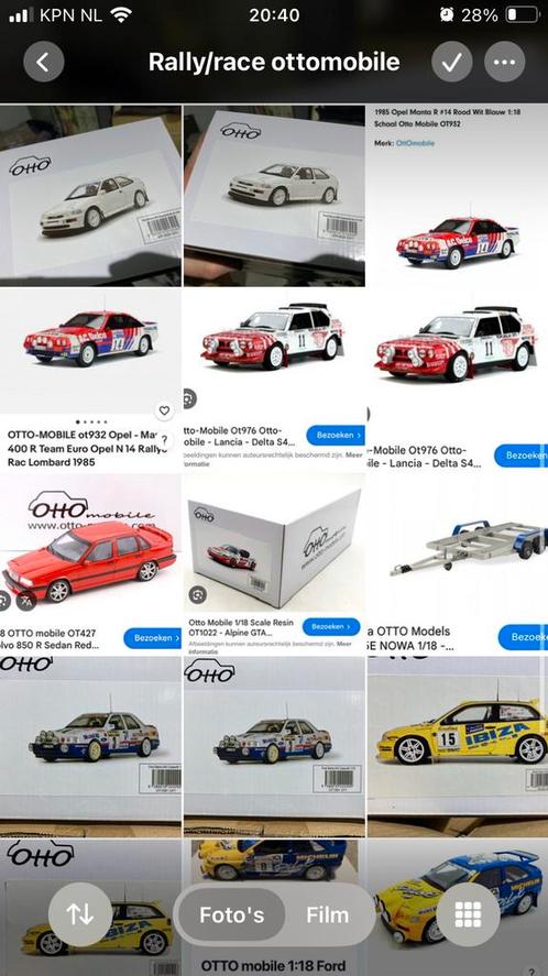 Diverse rally/race auto’s Ottomobile 1/18 VAVB NIEUW, Hobby en Vrije tijd, Modelauto's | 1:18, Nieuw, Auto, OttOMobile