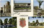 Groeten uit Eindhoven - 5 afb stad + wapen - gelopen, Gelopen, 1960 tot 1980, Ophalen of Verzenden