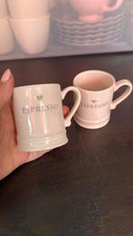 2 Espresso kopjes Bastion Collections, Ophalen of Verzenden, Zo goed als nieuw, Overige stijlen, Kop(pen) en/of Schotel(s)