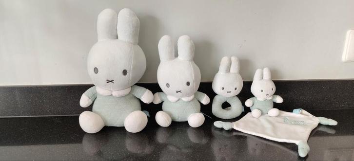 Nijntje knuffels knuffeldoek mintgroen, Kinderen en Baby's, Speelgoed | Knuffels en Pluche, Zo goed als nieuw, Overige typen, Ophalen of Verzenden