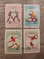 4x Mexico 68 postzegels Posta Romana Roemenië, Postzegels en Munten, Ophalen of Verzenden