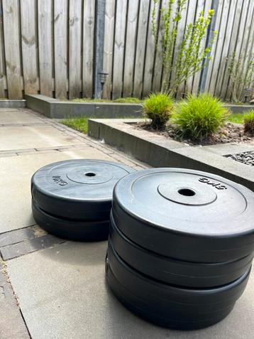 Kunststof gewicht 4x 5kg 2x10 kg 28mm beschikbaar voor biedingen