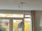 Te koop hanglamp met 3 melkglas kappen, Ophalen of Verzenden, Zo goed als nieuw, Glas, 75 cm of meer