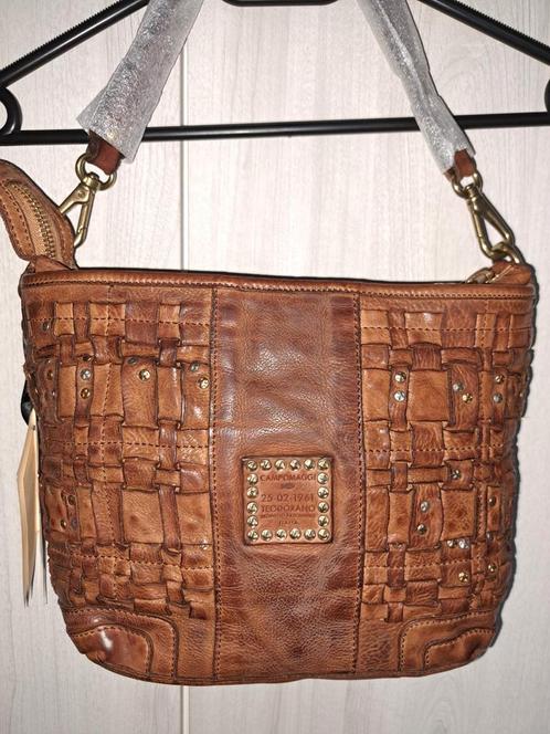 Campomaggi leren tas leer NIEUW cognac € 239 VAKANTIE DEAL, Sieraden, Tassen en Uiterlijk, Tassen | Damestassen, Nieuw, Handtas