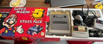 Super Nintendo SNES Super Mario 5 Stars Pack beschikbaar voor biedingen