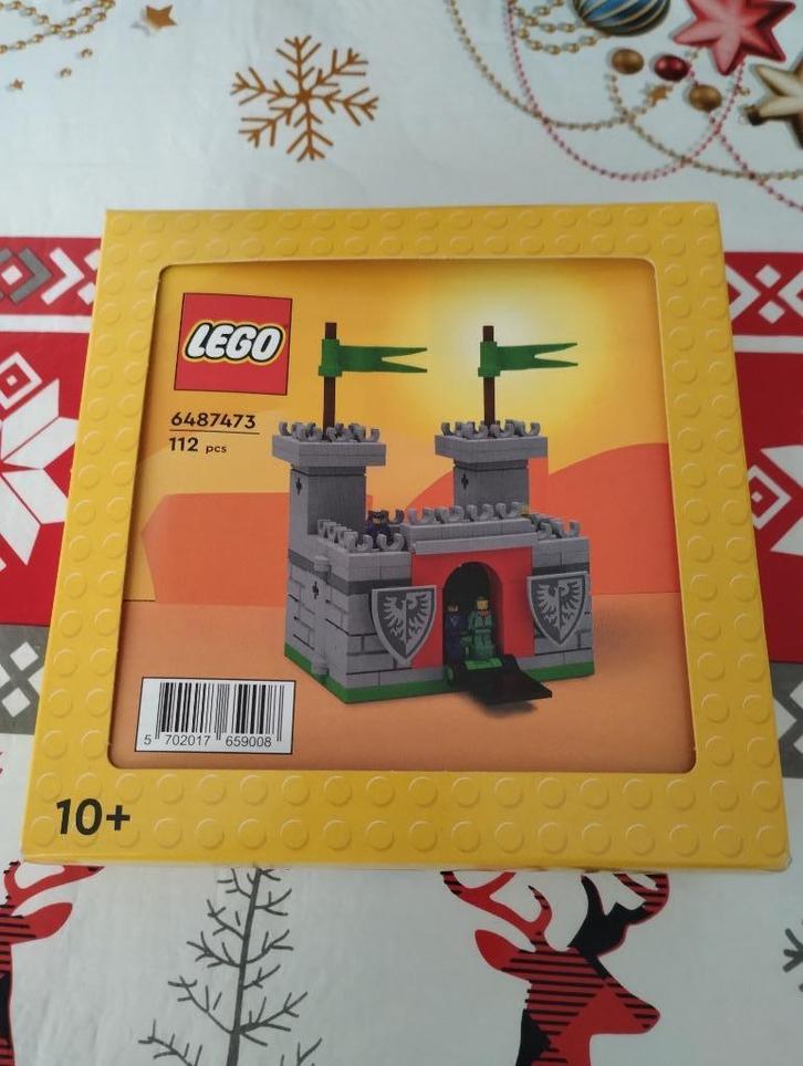 Sinterklaas; Kerst; Lego Grijs Kasteel 6487473; Nieuw!, Kinderen en Baby's, Speelgoed | Duplo en Lego, Nieuw, Lego, Complete set