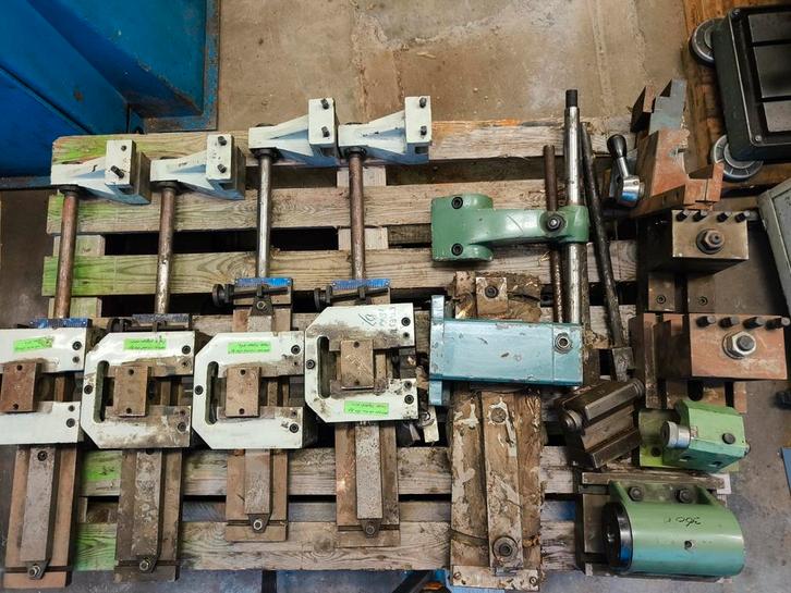 Partij machinegereedschappen: conus linialen, stops etc., Doe-het-zelf en Verbouw, Draaibanken, Zo goed als nieuw, Metaaldraaibank