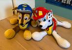 Grote Paw Patrol knuffels Marshall en Chase, Kinderen en Baby's, Speelgoed | Knuffels en Pluche, Hond, Gebruikt, Ophalen of Verzenden