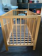 Houten bed, 120 x 60 cm, Ophalen, Gebruikt, Lattenbodem, Minder dan 140 cm
