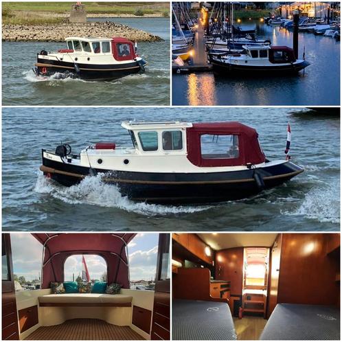 Euroship Eurosleper 770 sleper sloep eurosloep, Watersport en Boten, Motorboten en Motorjachten, Zo goed als nieuw, Staal, 6 tot 9 meter