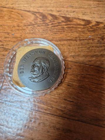 Winston Churchill Munt beschikbaar voor biedingen
