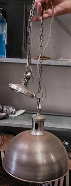 Leuk ijzeren hanglamp, industriël, hanglamp., Huis en Inrichting, Lampen | Hanglampen, Ophalen, Zo goed als nieuw, Minder dan 50 cm