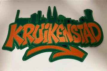 Kruikenstad Rugembleem Graffiti Skyline Carnaval 013 Tilburg beschikbaar voor biedingen