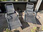 Ligstoelen buiten, Tuin en Terras, Ligbedden, Ophalen, Gebruikt, Kunststof, Inklapbaar