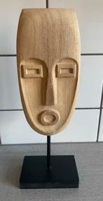 Prachtig masker op standaard hout, Ophalen of Verzenden