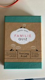Familie quiz gezelschapsspel kaartspel, Ophalen of Verzenden, Zo goed als nieuw