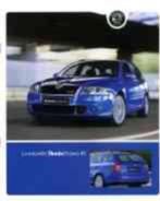 Skoda Fabia RS of Octavia RS brochure/auto folder '97-'16, Ophalen of Verzenden, Zo goed als nieuw, Overige merken