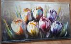 Tulpen schilderij Jochem de Graaf - 140x80 cm, Antiek en Kunst, Ophalen