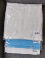Nieuw: 3 x badhanddoek 70 x 140 (crème,lavendelblauw) katoen, Ophalen of Verzenden, Nieuw, Blauw, Handdoek