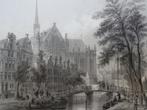 staalgravure Nieuwekerk Amsterdam, F. Chardan, 1857, Verzenden