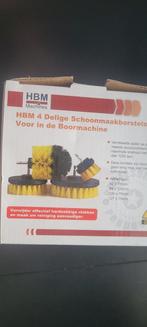 HBM Schoonmaakborstels voor Boormachine - 4 Delig, Verzenden, Zo goed als nieuw, Boormachine