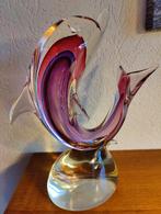 Glas kunstwerk van Murano, stuk is gesigneerd L ones so, Antiek en Kunst, Antiek | Glas en Kristal, Ophalen of Verzenden