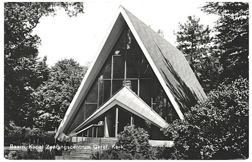 965133	Baarn	Utr 1967 Kapel Zendingscentrum Geref Kerk	Nette, Verzamelen, Ansichtkaarten | Nederland, Ongelopen, Utrecht, 1960 tot 1980